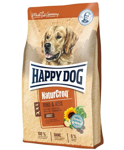 Happy Dog NaturCroq Rind,Reis prémium kutyatáp