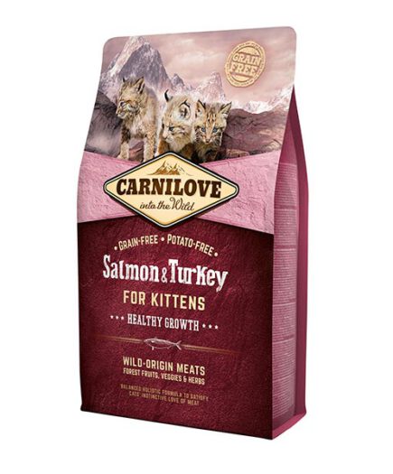 Carnilove Cat Kitten Lazac - pulyka – Healthy Growth 2kg