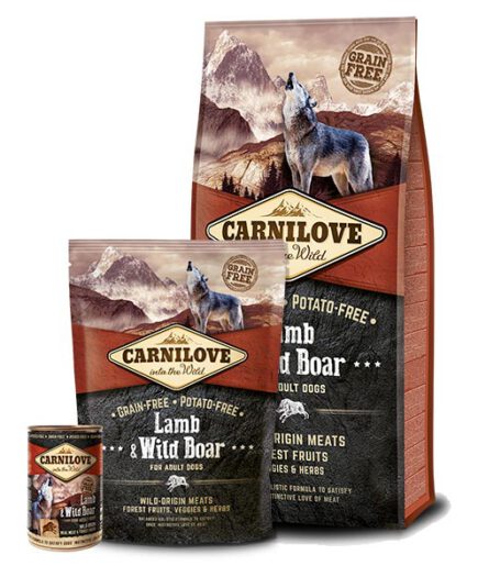 Brit CarniLove Lamb-Wilde kutyatáp 12 kg