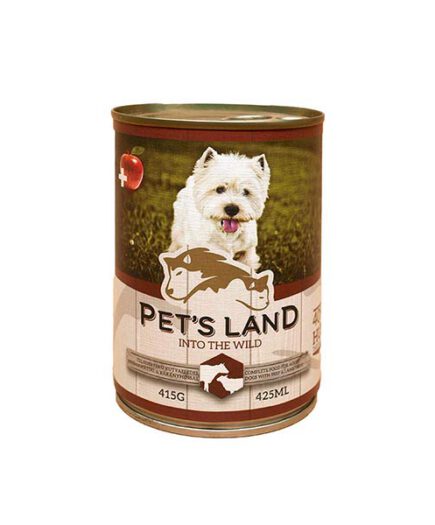 Pet s Land Dog kutyakonzerv marhamáj és bárányhús 24x415g