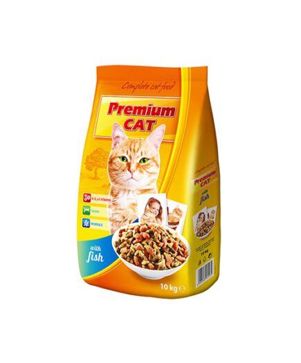 Premium Cat macska száraz táp halas 10 kg