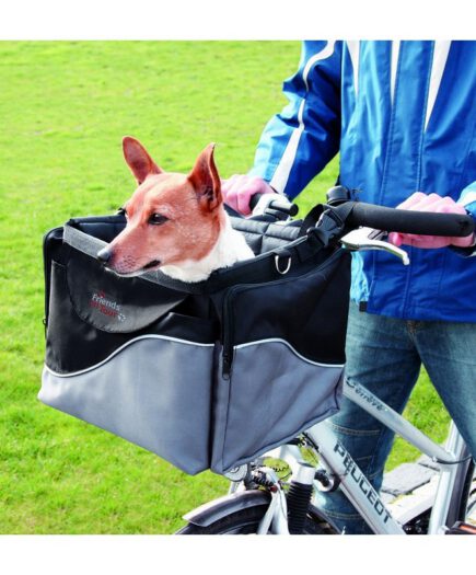 Biciklire Szállítótáska kutyáknak kisállatoknak 1db