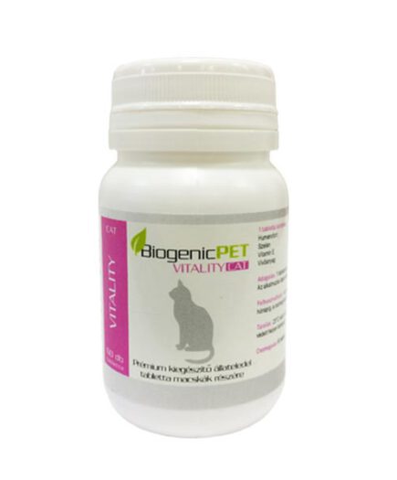 Biogenicpet Vitality Cat-immunerősítő-macska vitamin