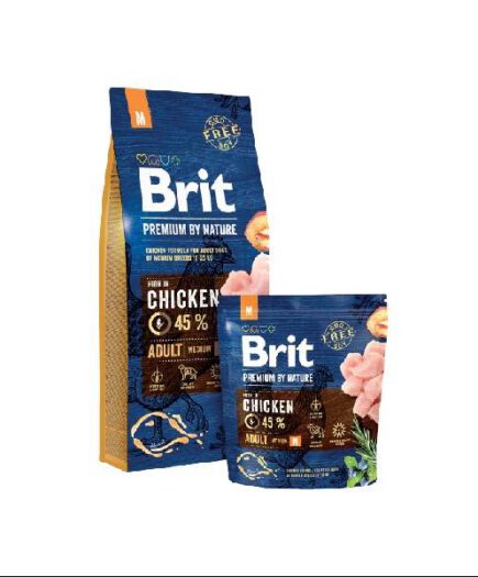 Brit Premium adult medium kutyatáp 15kg